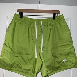 Nike Lime Green Athletic Shorts